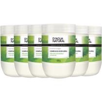 6 Creme Massagem Anticelulite Ecofloral 650G D'agua natural
