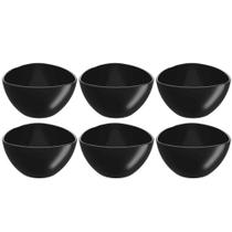 6 Cremeiras Triangulares 250ml Sobremesa Açaí Sorvete Preto 6 Cremeiras Triangulares 250ml Sobremesa Açaí Sorvete Preto