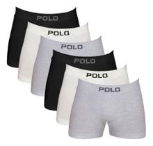 6 Cuecas Boxer Algodão Box Masculina Cotton 781 Full - V1