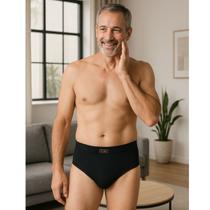 6 Cuecas Click Tradicional Adulto Com Abertura Helanca 120