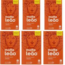 6 Cx Chá Matte Leão Caixa A Granel - Mate Original -Validade Longa