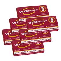 6 Cx VitaHenger - Suplemento Vitamínico, Com 16 Flaconetes 5 Ml 6 Cx VitaHenger - Suplemento Vitamínico, Com 16 Flaconetes 5 Ml