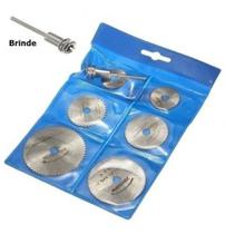 6 Disco Corte 2 Haste Compativel Com Dremel Micro Retifica