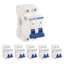 6 Disjuntor 16A Bipolar Tramontina TDJ3 Curva C 3kA