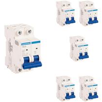 6 Disjuntor 25a Bipolar Tramontina Tdj3 Curva C 3ka