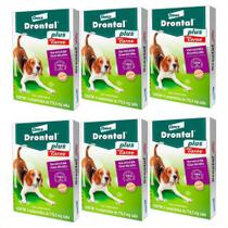 6 Drontal Plus Carne Cães 10kg Vermifugo 4 Comprimidos Elanco 6 Drontal Plus Carne Cães 10kg Vermifugo 4 Comprimidos Elanco