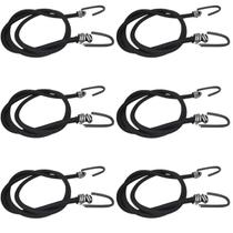 6 Elásticos Extensor Cordinha Gancho Ferro 2,0 Metros