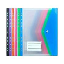 6 Envelopes De Pasta A4 Coloridos 6pcs Sacos De Arquivo Transparentes Estereoscópicos Com Etiquetas 6 Envelopes De Pasta A4 Coloridos 6pcs Sacos De Arquivo Transparentes Estereoscópicos Com Etiquetas