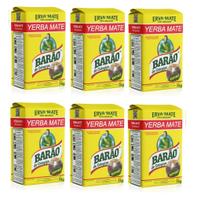 6 Erva Mate Chimarrão BARÃO EXPORT Padrão Uruguai 1kg