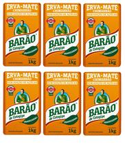 6 Erva Mate Chimarrão BARÃO TRADICIONAL Vácuo 1 Kg 6 Erva Mate Chimarrão BARÃO TRADICIONAL Vácuo 1 Kg