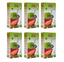 6 Erva Mate Chimarrão ELACY COMPOSTA CHÁS Vácuo 500g