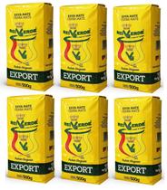 6 Erva Mate Chimarrão REI VERDE EXPORT TRADICIONAL 500g