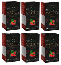 6 Erva Mate Chimarrão YACUY ORGÂNICA FRUTAS VERMELHAS 500G