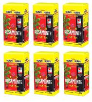 6 Erva Mate Rosamonte Yerba Padrão Argentino Suave 500g