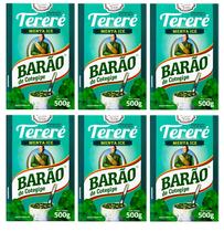 6 Erva Mate Tereré BARÃO MENTA ICE Sem Glúten 500 g 6 Erva Mate Tereré BARÃO MENTA ICE Sem Glúten 500 g
