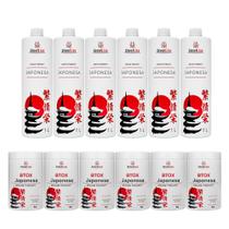 6 Escova Progressiva + 6 Btox Redutor De Volumes Japonesa 6 Escova Progressiva + 6 Btox Redutor De Volumes Japonesa