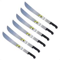 6 Facão 70 cm Lamina inox 22'' Cabo Plastico Fazenda Roça