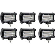 6 farol de milha led 10~30v 6000k 6480lm 72w 24 leds x 3w vpl-7343 -1005