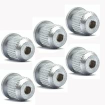 6 Ferrule Bucha passa corda Guitarra ponte Cromado NOVA MOD1