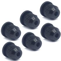 6 Ferrule Bucha passa corda Guitarra ponte Preto NOVA MOD1