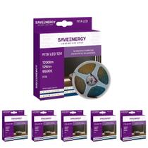 6 Fita LED 12V 12W/m 6500K 5m 120LEDs/m IP20 Save Energy