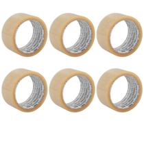 6 Fitas Adesiva 3m P/ Empacotamento Transparente 48mm 5m