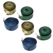 6 Fitas Métrica Cores Diversas Com Estojo 1,50m Para Costureira e Alfaiate