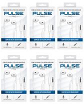 6 Fones De Ouvido Intra Auricular Branco Multilaser