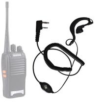 6 Fones de Ouvido Microfone para Rádio comunicador Baofeng