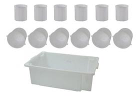 6 Formas Queijo 1Kg+ 6 Formas 500G+ 1 Caixa 40L