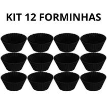 6 Forminhas Silicone Cupcake Mini Forma Bolo Muffin Petit Gateau Cozinha