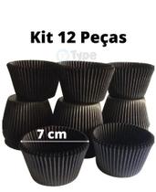 6 Forminhas Silicone Cupcake Mini Forma Bolo Muffin Petit Gateau Cozinha