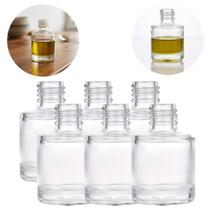 6 Frascos Decorativo Mini Recipiente Transparente 8ml 6 Frascos Decorativo Mini Recipiente Transparente 8ml