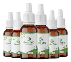 6 Frascos Gota Q10 Óleo Semente De Abacate 30ml 6 Frascos Gota Q10 Óleo Semente De Abacate 30ml