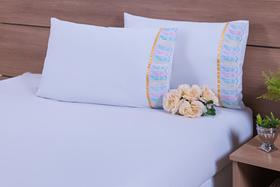 6 Fronhas 100% Algodão 200 Fios Cor Branco Leze Lolorido DOURADO Percal 50x70 6 Fronhas 100% Algodão 200 Fios Cor Branco Leze Lolorido DOURADO Percal 50x70
