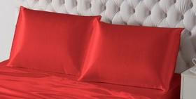 6 Fronhas De Cetim Anti Frizz Seda Alto Brilho - Varias Cores