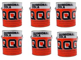 6 Galões Cola De Contato P/ Isopor- Forração Quimional