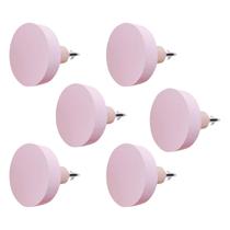 6 Ganchos bola pendurador cabide rosa bebê boho rosê nude 6 Ganchos bola pendurador cabide rosa bebê boho rosê nude