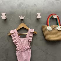 6 Ganchos de parede Urso e Coração decoração infantil safari 6 Ganchos de parede Urso e Coração decoração infantil safari