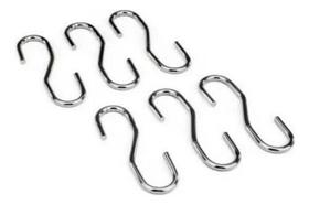 6 Ganchos Multiuso Cozinha Barra Utensilio Suporte N098 6 Ganchos Multiuso Cozinha Barra Utensilio Suporte N098