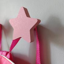 6 Ganchos Pendurador de Parede Estrela colorida decoração