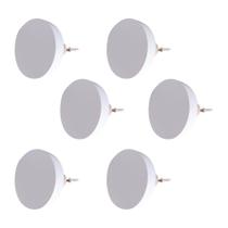 6 Ganchos Penduradores de Parede MDF 15mm Bola