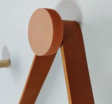 6 Ganchos Penduradores de Parede MDF 15mm Bola