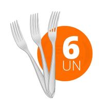 6 Garfos De Mesa Luxo Laguna Em Aço Inox Gitop Tramontina 6 Garfos De Mesa Luxo Laguna Em Aço Inox Gitop Tramontina