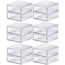 6 Gaveteiros Organizadores 2 Gavetas Acrílico Porta Maquiagens Óculos de Sol Canetas Cinquetti 6 Gaveteiros Organizadores 2 Gavetas Acrílico Porta Maquiagens Óculos de Sol Canetas Cinquetti