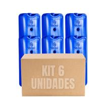 6 Gelo Artificial Plástico Placa Reutilizável Térmica 500ml 6 Gelo Artificial Plástico Placa Reutilizável Térmica 500ml