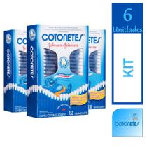 6 Hastes Flexíveis Johnson&Johnson Cotonetes Caixa 150 Un