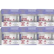 6 Hidratante Facial Creme De Aveia Intensa 50g Davene