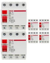 6 Interruptor Diferencial Residual Dr 63a 4 Polos 30ma Steck