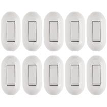 6 Interruptores Simples Centro Cordão 10a 250v Pial 40270
